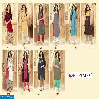 Rani Trendz Lime lite Wholesale Ready made Top n plazzo